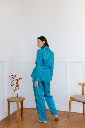 
            
                Load image into Gallery viewer, Blue-Green pyjamas set
            
        